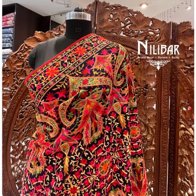 Black Georgette Dupatta