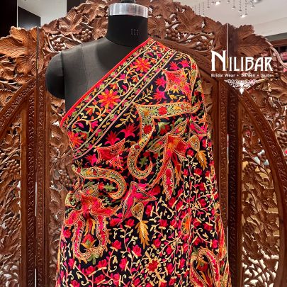 Black Georgette Dupatta