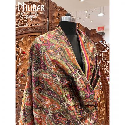 Jade Black Silk Dupatta