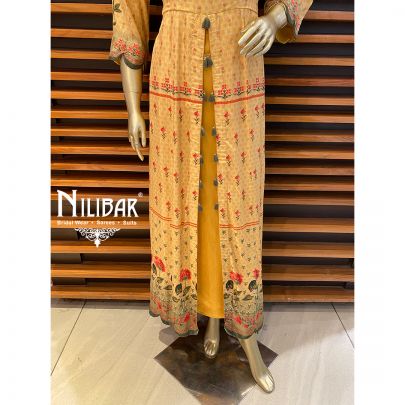 Mustard Yellow Cotton Kurti