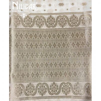 Ivory Organza Banarasi Organza Dupatta