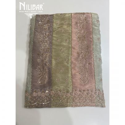 Mauve Pink Lamé Unstitched Suit