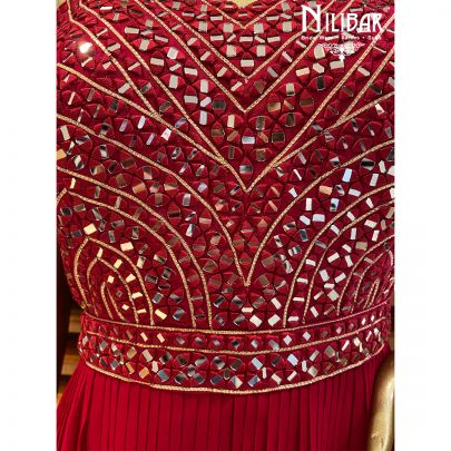 Ruby Pink Georgette JumpSuit