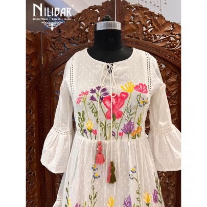 White Cotton Dress