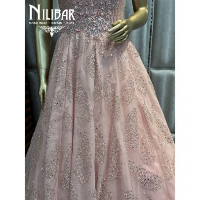 Blush Pink Organza Gown