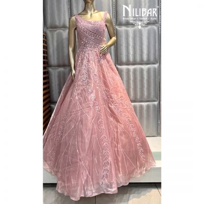 Pink Organza Gown
