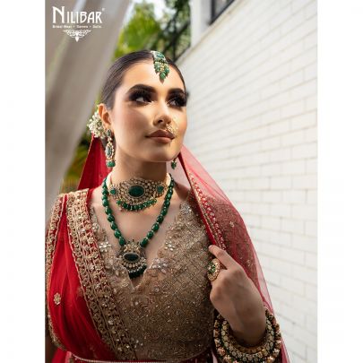 Scarlet Red Bridal Lehenga