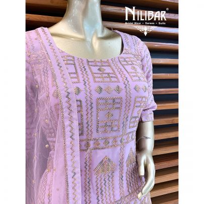 Lavinder Georgette Sharara Suit