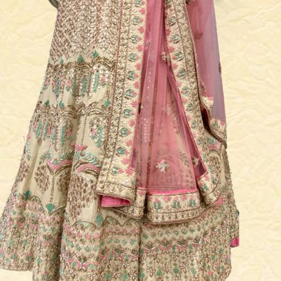 Golden Bridal Lehenga