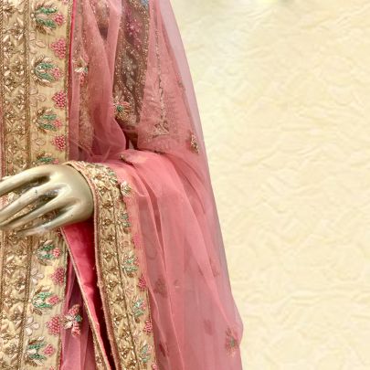 Golden Bridal Lehenga