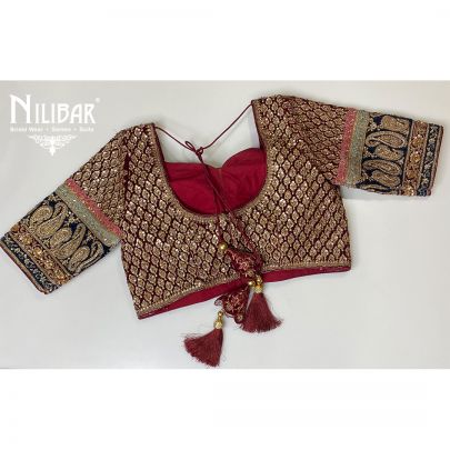 Marron Velvet Blouse