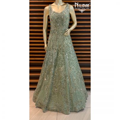 Mint Green Beautiful Gown