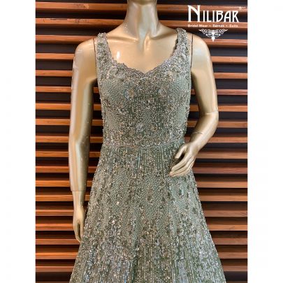 Mint Green Beautiful Gown
