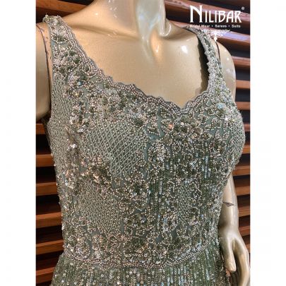 Mint Green Beautiful Gown