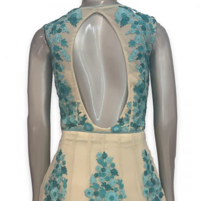 Lemon Georgette Gown