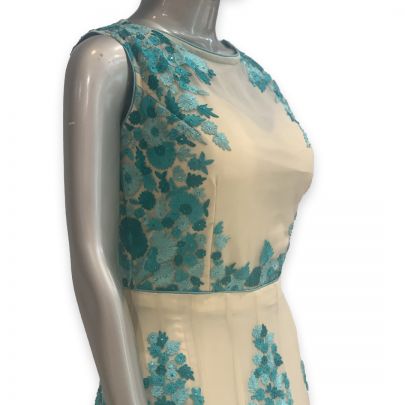 Lemon Georgette Gown