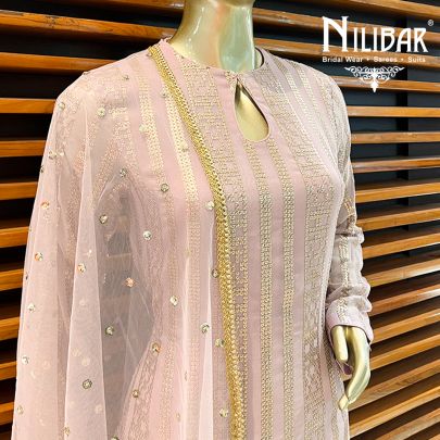 Lavender Georgette Pant Suit