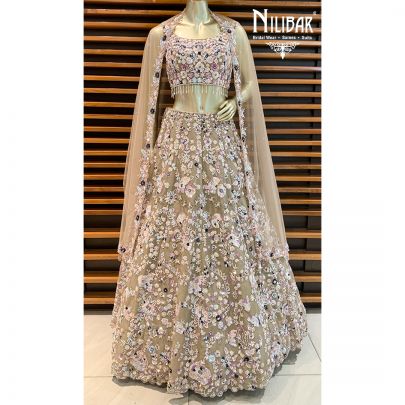 Mouse Net Lehenga