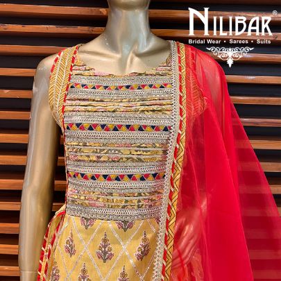 Yellow Cotton Garara Suit