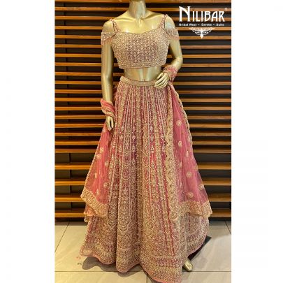 Onion Net Casual Lehenga