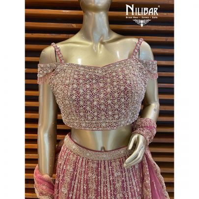 Onion Net Casual Lehenga
