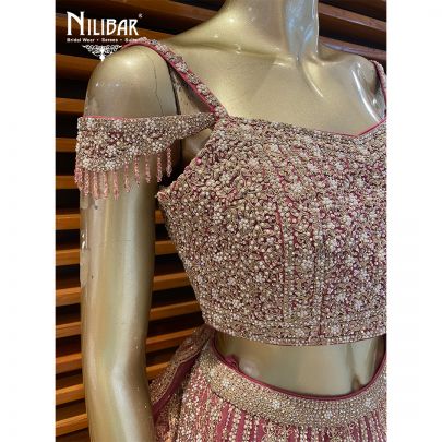 Onion Net Casual Lehenga