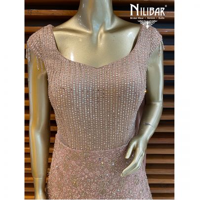 Sand Dollar Chinon Gown