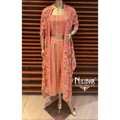 Pink Cotton Jacket Style Set