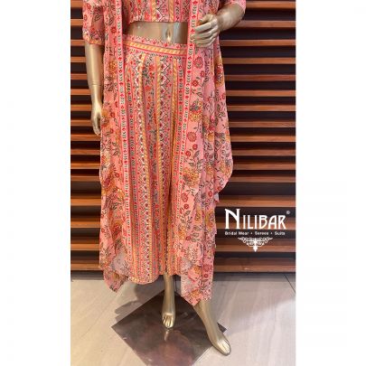 Pink Cotton Jacket Style Set
