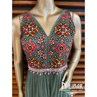 Fern Green Georgette Jumpsuit