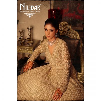 Sage Green net Gown