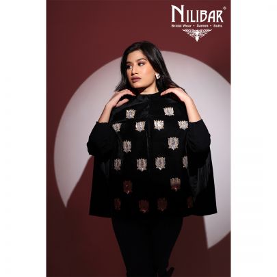 Black Velvet Cape