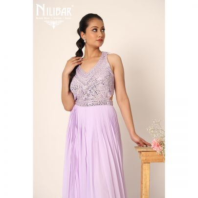Lilac Georgette Jumpsuit
