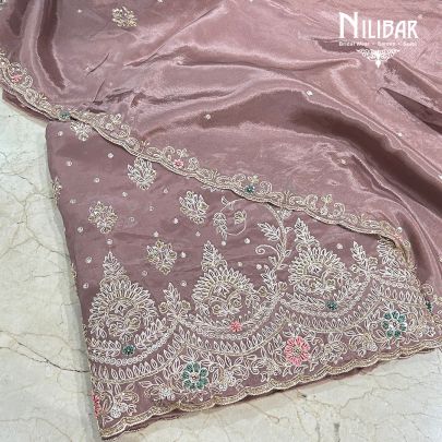 Mauve Crepe Unstitched Suit