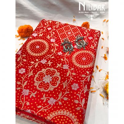 Red Silk Saree