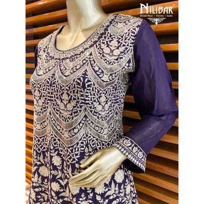 Wine Chinon Peplum Suit