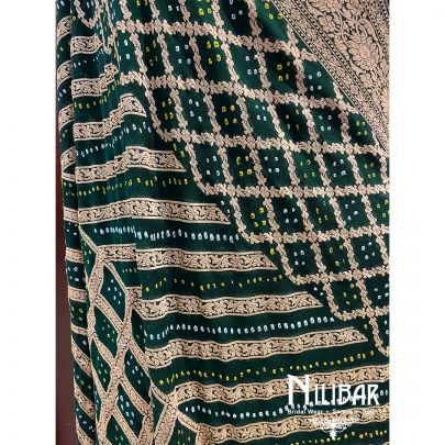 Green Chinon Banarasi Dupatta
