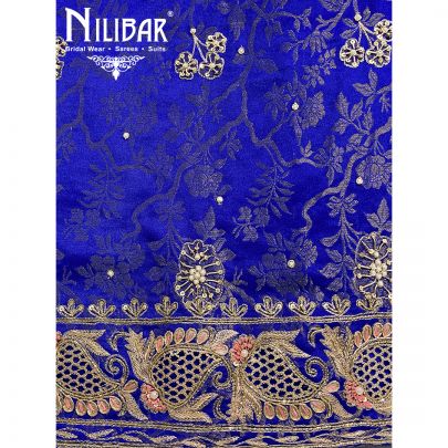 Ink Blue Crepe Unstitched Suit