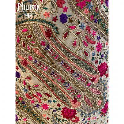 Beige Georgette Dupatta.