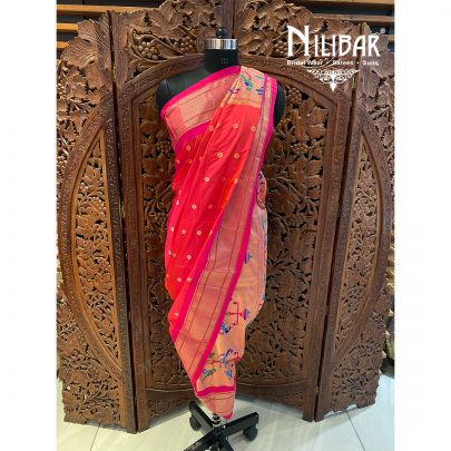 Pink Silk Dupatta
