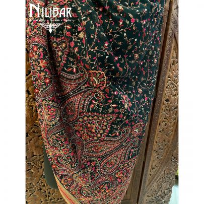 Bottle Green Georgette Dupatta