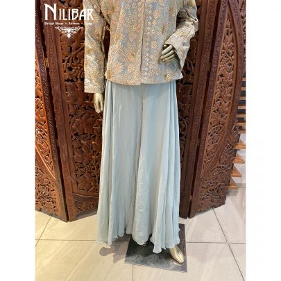 Mint Green Georgette Co-ord Set