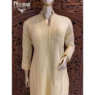 Canary yellow Georgette Palazzo Suit