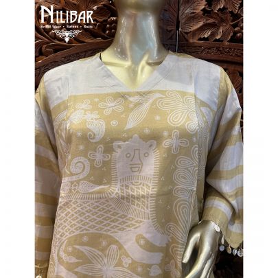 Fawn Muslim Cotton Co-ord Set