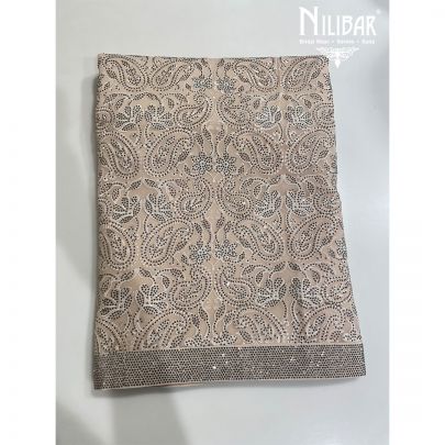 Ivory Georgette Unstitched Suit