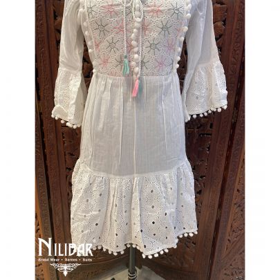White Cotton Dress