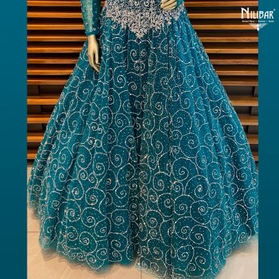 Teal Blue Gown