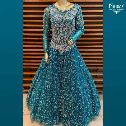 Teal Blue Gown