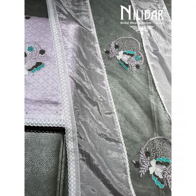 Lavender Cotton Unstitched Suit