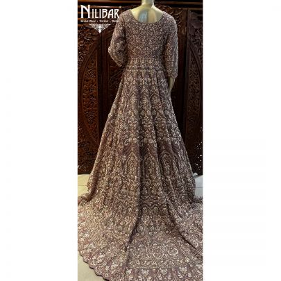 Rouge Organza Reception Lehenga